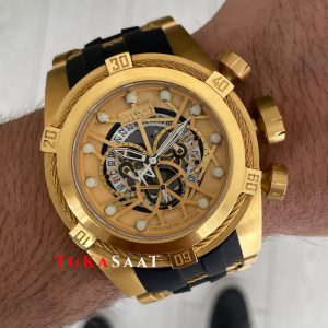 Invicta Zeus Bolt Gold 53mm Sarı Kadran