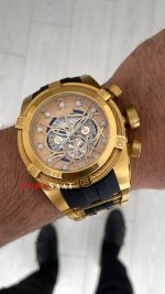 Invicta Zeus Bolt Gold 53mm Sarı Kadran