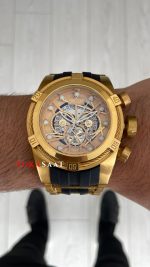 Invicta Zeus Bolt Gold 53mm Sarı Kadran