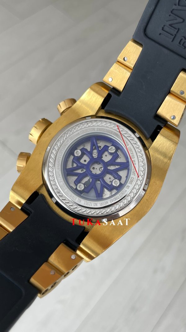 Invicta Zeus Bolt Gold 53mm Sarı Kadran