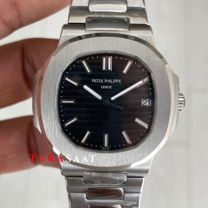 Patek Philippe Nautilus 5711 Silver 40mm Siyah Kadran KING Factory