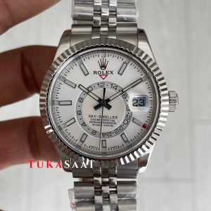 Rolex Sky Dweller Beyaz 336934 Jubilee 42mm ETA Swiss ZF Factory