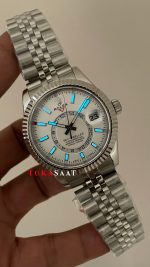 Rolex Sky Dweller Beyaz 336934 Jubilee 42mm ETA Swiss ZF Factory