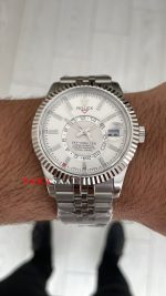 Rolex Sky Dweller Beyaz 336934 Jubilee 42mm ETA Swiss ZF Factory