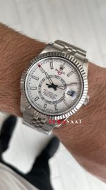 Rolex Sky Dweller Beyaz 336934 Jubilee 42mm ETA Swiss ZF Factory