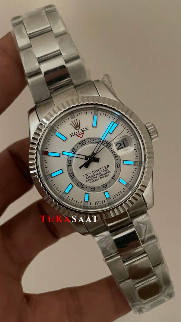 Rolex Sky Dweller Beyaz 336934 Oyster 42mm Swiss ETA ZF Factory
