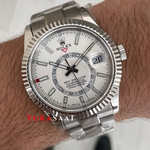 Rolex Sky Dweller Beyaz 336934 Oyster 42mm Swiss ETA ZF Factory