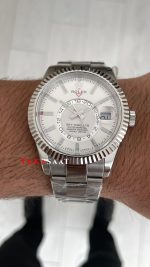Rolex Sky Dweller Beyaz 336934 Oyster 42mm Swiss ETA ZF Factory