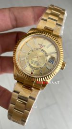 Rolex Sky Dweller Champagne 336938 Oyster Gold 42mm ETA Swiss ZF Factory