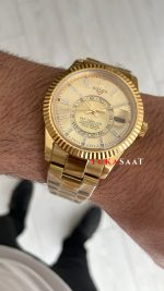 Rolex Sky Dweller Champagne 336938 Oyster Gold 42mm ETA Swiss ZF Factory