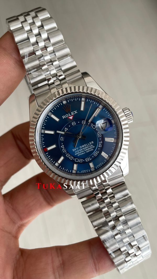 Rolex Sky Dweller Mavi 336934 Jubilee 42mm ETA Swiss ZF Factory