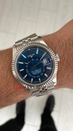 Rolex Sky Dweller Mavi 336934 Jubilee 42mm ETA Swiss ZF Factory