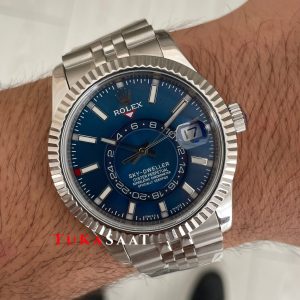 Rolex Sky Dweller Mavi 336934 Jubilee 42mm ETA Swiss ZF Factory