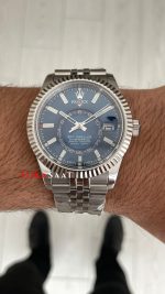 Rolex Sky Dweller Mavi 336934 Jubilee 42mm ETA Swiss ZF Factory