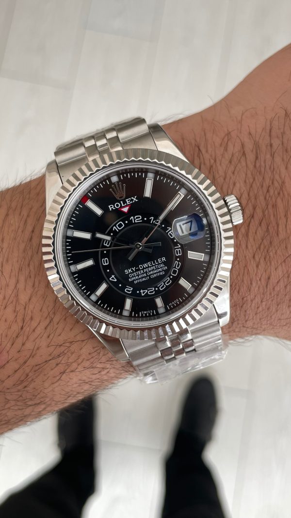 Rolex Sky Dweller Siyah 336934 Jubilee 42mm ETA Swiss ZF Factory