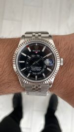 Rolex Sky Dweller Siyah 336934 Jubilee 42mm ETA Swiss ZF Factory