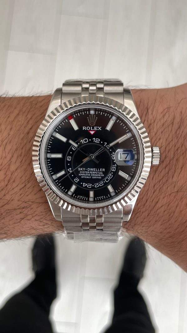 Rolex Sky Dweller Siyah 336934 Jubilee 42mm ETA Swiss ZF Factory