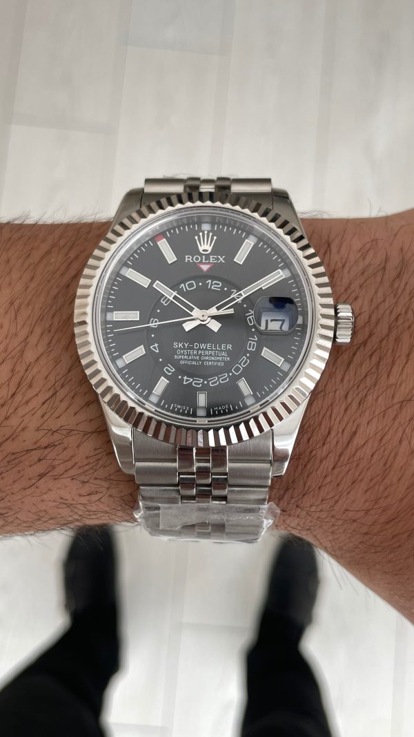 Rolex Sky Dweller Siyah 336934 Jubilee 42mm ETA Swiss ZF Factory
