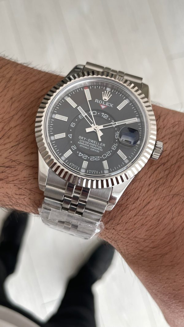 Rolex Sky Dweller Siyah 336934 Jubilee 42mm ETA Swiss ZF Factory