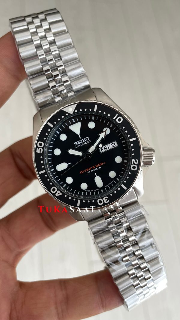 Seiko SKX007J Diver 200M Jubilee Siyah Kadran 42mm