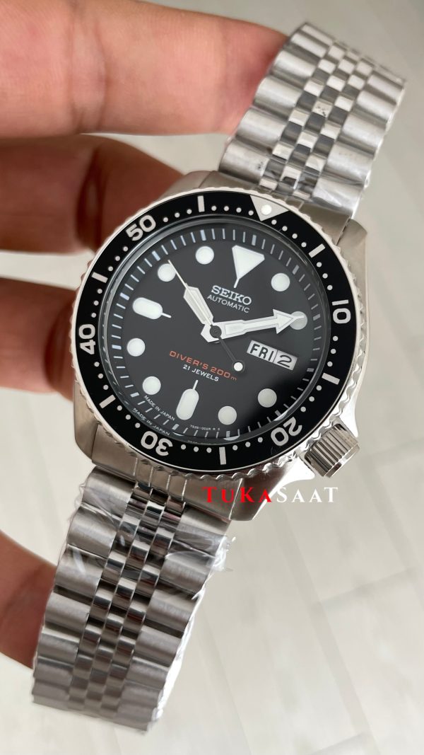 Seiko SKX007J Diver 200M Jubilee Siyah Kadran 42mm