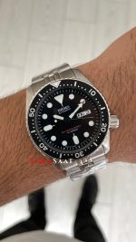 Seiko SKX007J Diver 200M Jubilee Siyah Kadran 42mm