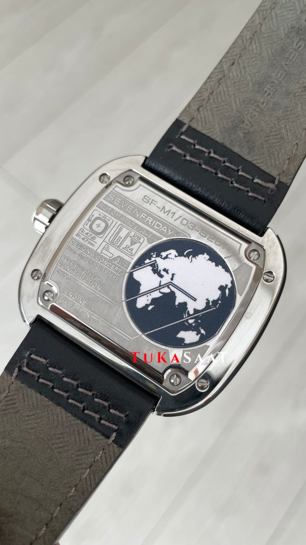 SevenFriday Gri M Serisi M1/03 Silver 47mm SevenFriday Gri M Serisi M1/03 Silver 47mm
