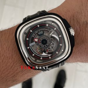 SevenFriday P Series Hot Rod P3/03 Silver 47mm