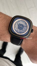 SevenFriday T Serisi Siyah T2/06 Aka T-Works 45mm