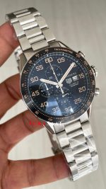 TAG Heuer Carrera Calibre16 Chronograph 44mm Siyah Kadran Replika Saat