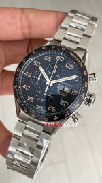 TAG Heuer Carrera Calibre16 Chronograph 44mm Siyah Kadran Replika Saat