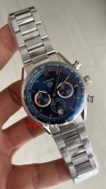 TAG Heuer Porsche Carrera Chronograph Mavi 40mm Replika Saat
