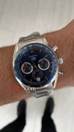 TAG Heuer Porsche Carrera Chronograph Mavi 40mm Replika Saat