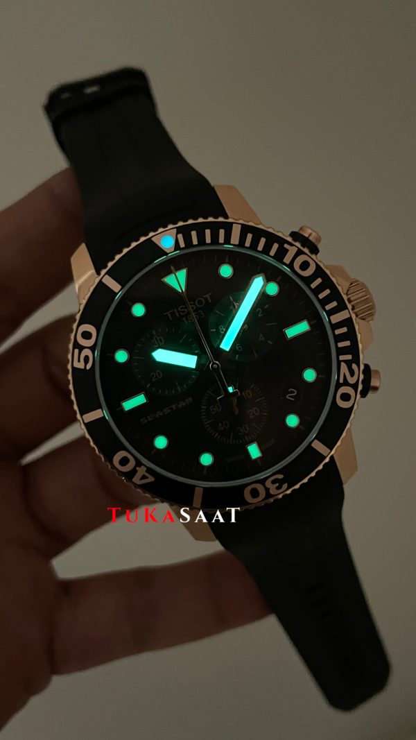 Tissot Seastar 1000 Chronograph Rose 45mm Siyah Kadran Tissot Seastar 1000 Chronograph Rose 45mm Siyah Kadran