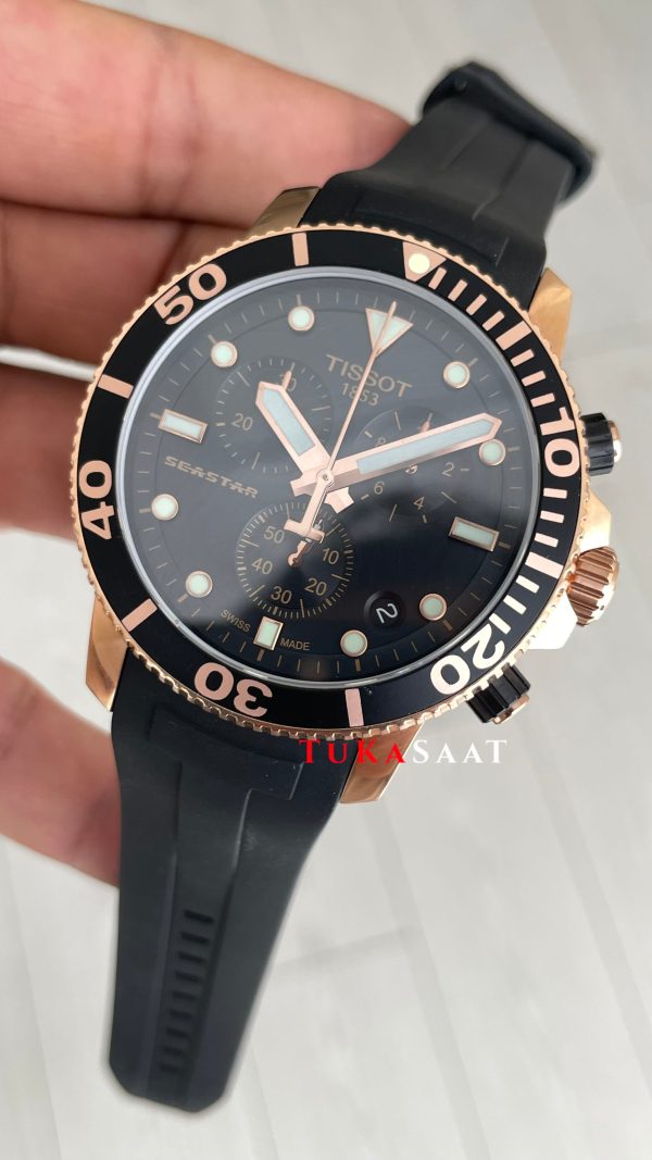 Tissot Seastar 1000 Chronograph Rose 45mm Siyah Kadran Tissot Seastar 1000 Chronograph Rose 45mm Siyah Kadran
