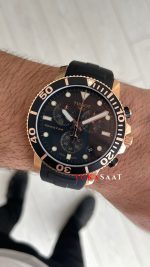 Tissot Seastar 1000 Chronograph Rose 45mm Siyah Kadran