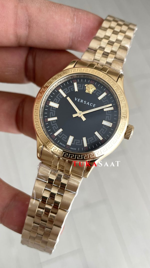 Versace V Code Siyah 35mm Gold Kadın Saati